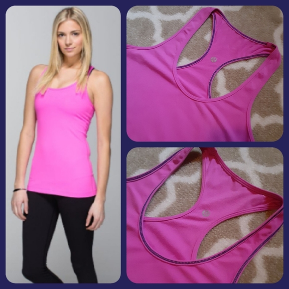 lululemon athletica Tops - Lululemon Reversible Hot Pink Tank Top